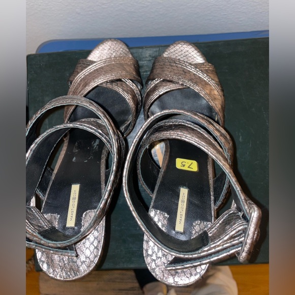 Max studios  ankle  open toes heels - Picture 5 of 6